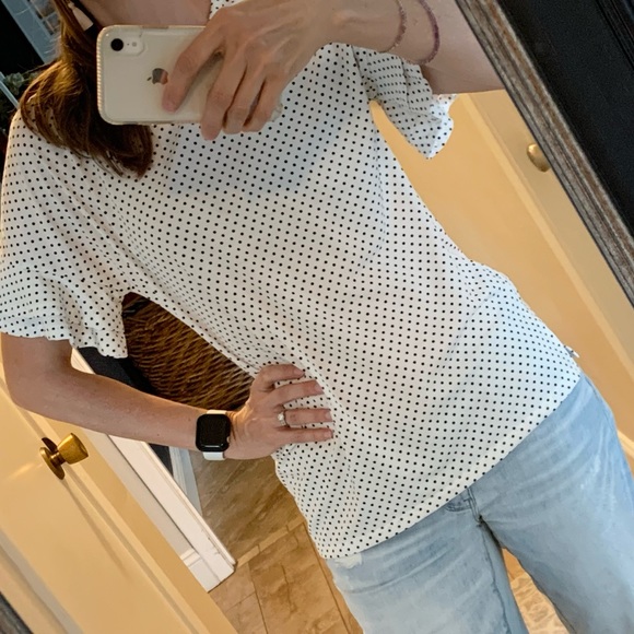 Grace & Lace polka dot top! - Picture 2 of 10